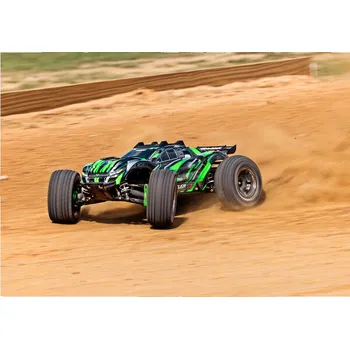 RC model auta Traxxas Rustler 4x4 Ultimate VXL RTR modrý - expresní doprava