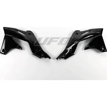 UFO KRYTY CHLADIČE KAWASAKI KXF 250 '13-'16 BARVA ČERNÁ