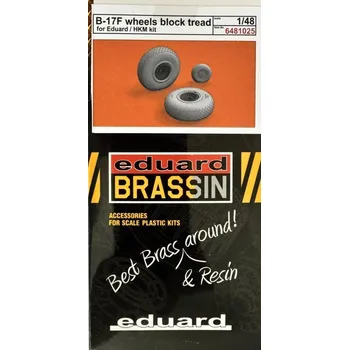 Plastikový model BRASSIN 1/48 B-17F wheels block tread (EDU)
