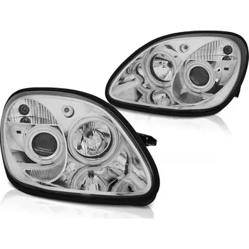 Přední světlomet PŘEDNÍ SVĚTLA MERCEDES SLK R170, 1996-2004, ANGEL EYES, CHROM (LPME14)
