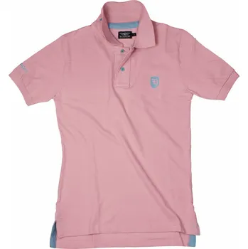 Pánské tričko Pánská polokošile s krátkým rukávem Bobroff Růžová Velikost: L