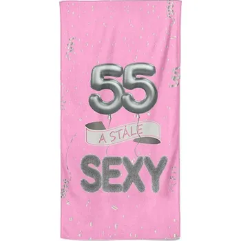 Osuška 140 x 70 cm - Stále sexy 55 - růžová