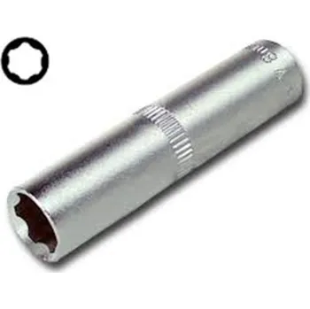 Gola hlavice Triumf 100-00152 - Hlavice nástrčná - ořech 1/4", 9 mm, prodloužená, Super-Lock 6-ti hran