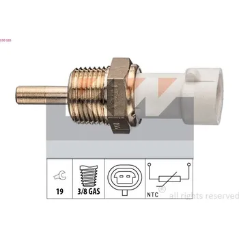 Čidlo automobilu Snímač, teplota chladiva KW 530 335