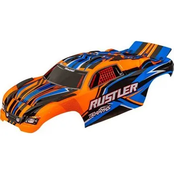 RC náhradní díl Traxxas Traxxas karosérie Rustler bezsponková oranžová