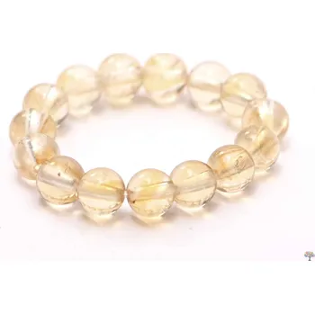 Prsten Magieprirody.cz Prsten Citrín - 4 mm kuličky #45 - z přírodních kamenů