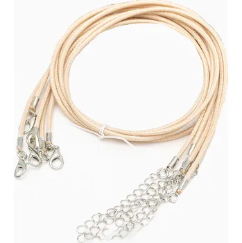 Ozdoba do vlasů Náhrdelník imitace kůže zaplétaný - béžová