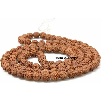 Náhrdelník Rudraksha náhrdelník malý 6 mm