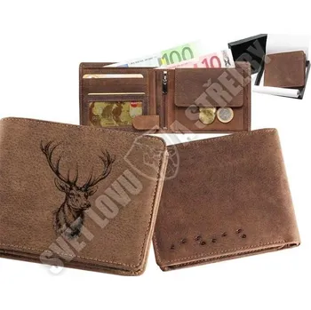 Peněženka Ostatní Kožená peněženka M2 - jelení hlava