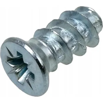 Vrut Vrut do dřeva Eurovrut nábytkářský pr. 6,3 x 13mm, Zinek bílý, (100ks)