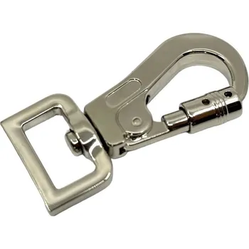 Stříbrná otočná karabina EDGAR