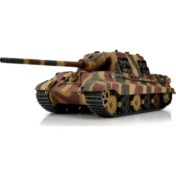 RC model tanku TORRO tank PRO 1/16 RC Jagdtiger vícebarevná kamufláž - BB Airsoft včetně zákluzu hlavně - expresní doprava