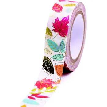 Lepicí páska Dekorační páska GG FT 933245 Tree leaves 10m x 15mm