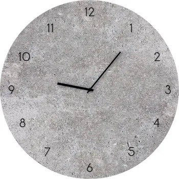 Hodiny Skleněné hodiny beton 2, ø 30 cm&nbsp;GC004