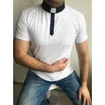 Kněžské tričko VS-KT2006 bílo-modré, VELIKOST 5XL