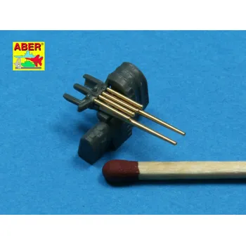 Cizojazyčná kniha Aber Models 1/350 Set of 8 pcs 127 mm barrels with recoil for japan ships