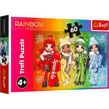Puzzle TREFL Rainbow High: Veselé panenky 60 dílků