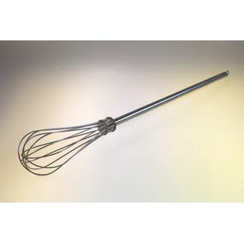 Šlehací metla Metla dlouhá hnětací nerez Délka: 80 cm