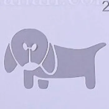 Plastová šablona, ZVÍŘÁTKO 5, 13x13 cm, 1 kus