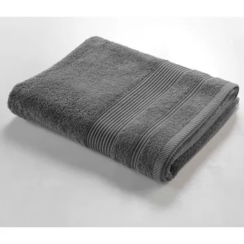 Osuška Tmavě šedá froté bavlněná osuška 90x150 cm Tendresse – douceur d'intérieur ID_1630756