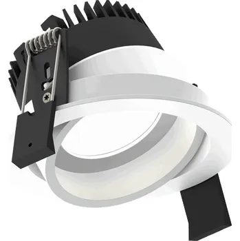 Illuxtron Naklopitelné vestavné svítidlo Fluxe 90 HV-FD Barva: Bílá, Teplota chromatičnosti: 3000 Kelvinů, Úhel vyzařování: 80° 802B03MW8D02 Naklopitelné vestavné svítidlo Fluxe 90 HV-FD