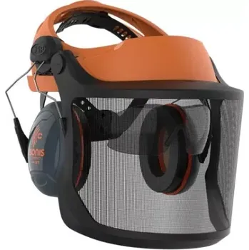 ochranný štít JSP ADB28A-300-800 obličejový štít EVOGuard® M2 s chrániči sluchu a brýlemi