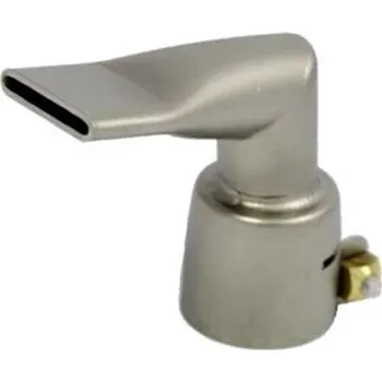 Horkovzdušná pistole Leister 105.556 - Přeplátovací tryska šíře 20 x 2 mm vahnutá o 90° pro Hot-Jet S (uchycení pr. 21,3 mm)