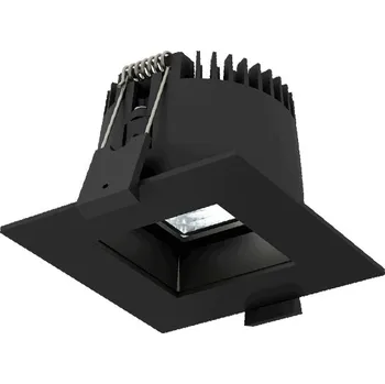 Bodové svítidlo Illuxtron Zápustná ambientní bodovka s ostrými hranami Fabio 75 LV Barva: Černá, Teplota chromatičnosti / Stmívání: 3000 Kelvinů / Stmívatelné TRIAC, Úhel vyzařování: 60° 835B03BL9D02 Zápustná ambientní bodovka s ostrými hranami Fabio 75 LV