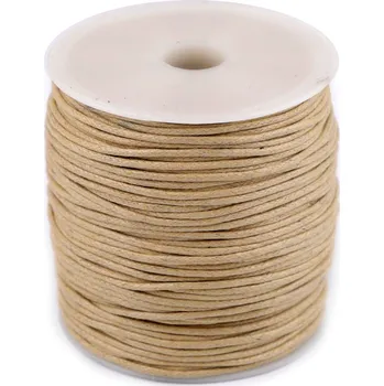 Šňůra bavlněná Ø1,8 mm voskovaná