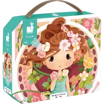 Puzzle Janod Umelecké pre deti v kufríku Mucha 100 ks