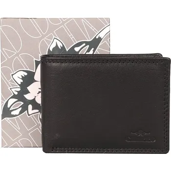 Peněženka Menší kožená peněženka Charro no. 395 černá