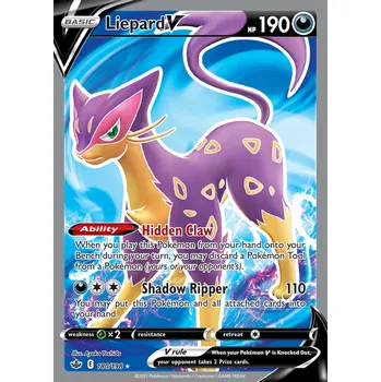 Sběratelská karetní hra Pokémon Liepard V 180/198 - Chilling Reign