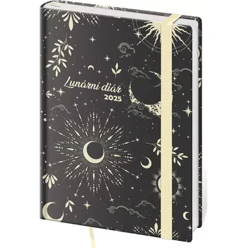 Diář Helma365 Lunární diář B6 týdenní 2025