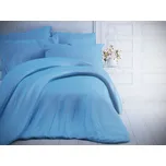 Kvalitex Jednobarevné bavlněné povlečení 140x200 + 70x90 cm - Modré