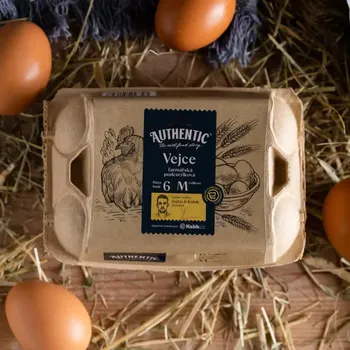 vejce Authentic Farmářská podestýlková vejce M