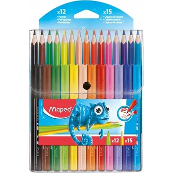 Výtvárné potřeby Fixy a pastelky MAPED Color Peps ocean, 27ks