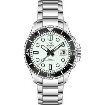 Hodinky JVD Pánské vodotěsné ocelové hodinky pro potapěče 20ATM JVD JE1012.1 ( )