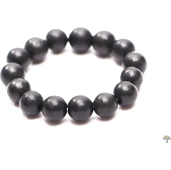 Prsten Magieprirody.cz Prsten Šungit - 4 mm kuličky #19 - z přírodních kamenů