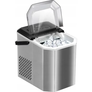 Výrobník ledu MPM MKD-04M stříbrný