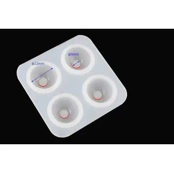 Silikonová forma XC207-11-4 Oči cyrcle 12/6mm