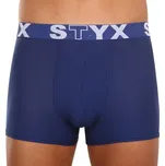 Pánské boxerky Styx sportovní guma tmavě modré (G968) L