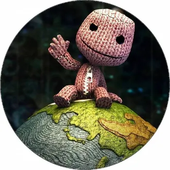 Přisada na vaření a pečení Jedlý papír Littlebigplanet Sackboy na planetě 19,5 cm