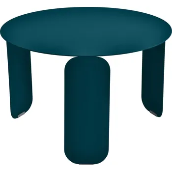 Zahradní stůl Modrý kovový zahradní konferenční stolek Fermob Bebop 60 cm