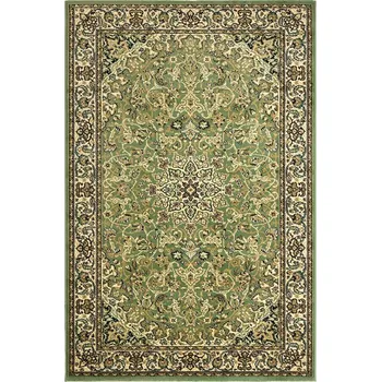 Koberec Breno Kusový koberec SOLID 55/APA, 133x200 cm, Zelená/Vícebarevné