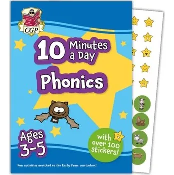 Anglický jazyk 10 Minutes a Day Phonics for Ages 3-5 (with reward stickers) - CGP Books