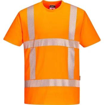 pracovní tričko PORTWEST Tričko RWS R413, krátký rukáv, reflexní POR-R413ORRXL XL Oranžová