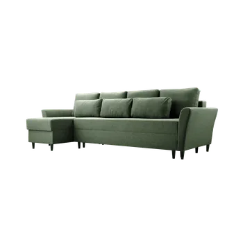 Sedací souprava IDZ Rohová sedačka REGO, 281 cm Roh pohovky: Levý roh, Barva látky: KENYA FOREST