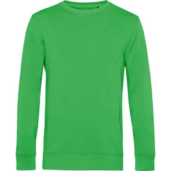 Pánské tričko B&amp;C Unisex tričko s dlouhým rukávem WU31B Apple Green M