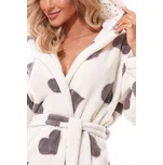 Dámský župan se srdíčky L&L Futura 2311 Futura S-XL Velikost: M, Barva: Bílá
