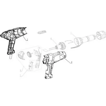 Horkovzdušná pistole Steinel 110036960 - Náhradní díl - Ochranný kryt Housing set pro HL 1920 E